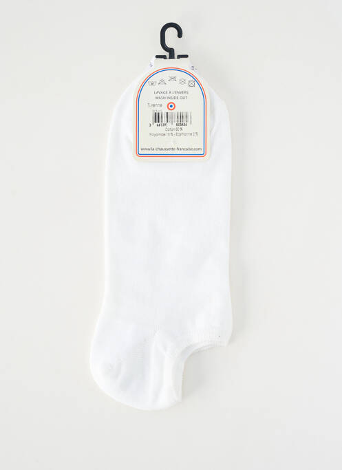 Șosete menținere elastică alb LA CHAUSSETTE FRANÇAISE femme