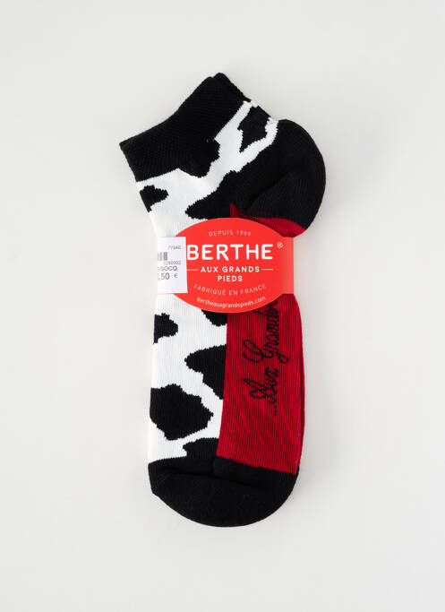 Șosete menținere elastică negru BERTHE AUX GRANDS PIEDS femme