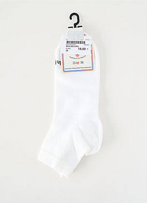 Șosete elasticitate alb LA CHAUSSETTE FRANÇAISE femeie