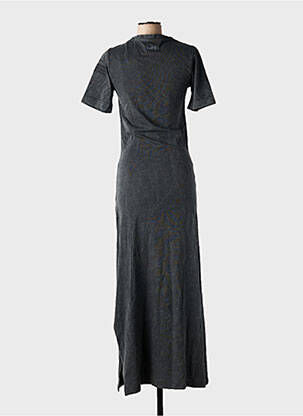 Rochie lungă mâneci scurte mâneci scurte negru ROSE GARDEN femeie