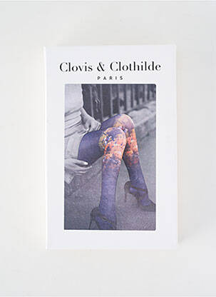 Colanți elasticitate albastru CLOVIS & CLOTHILDE femeie