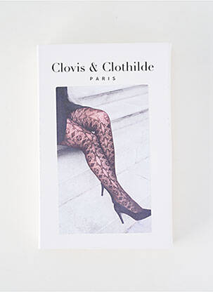 Colanți elasticitate negru CLOVIS & CLOTHILDE femeie