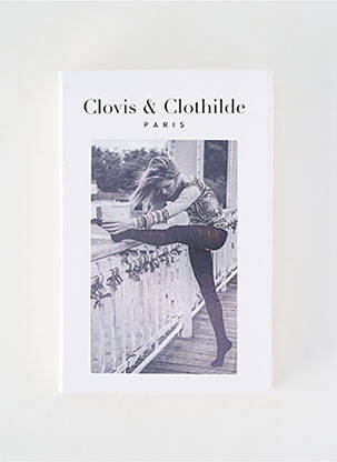 Colanți elasticitate negru CLOVIS & CLOTHILDE femeie