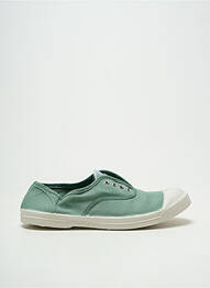 Adidași vârf rotund vârf rotund verde BENSIMON fată
