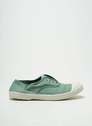 Adidași vârf rotund vârf rotund verde BENSIMON fată