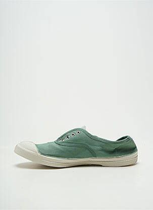 Adidași vârf rotund vârf rotund verde BENSIMON fată
