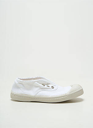 Adidași vârf rotund vârf rotund alb BENSIMON fată