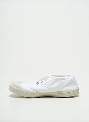 Adidași vârf rotund vârf rotund alb BENSIMON fată