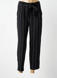 Pantalon 7/8 elasticitate mărime normală negru TEDDY SMITH femme