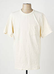 Tricou elasticitate mâneci scurte bej IRON AND RESIN homme