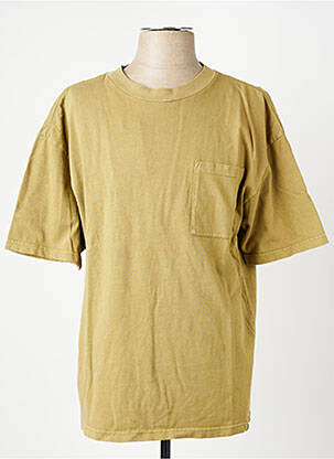 Tricou elasticitate mâneci scurte verde IRON AND RESIN bărbat