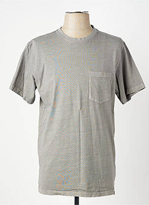 Tricou elasticitate mâneci scurte gri IRON AND RESIN homme