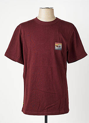 Tricou elasticitate mâneci scurte roșu DAYTONA homme