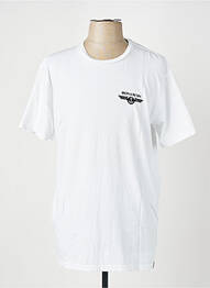 Tricou elasticitate mâneci scurte alb IRON AND RESIN homme