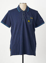 Polo elasticitate mâneci scurte albastru DAYTONA homme