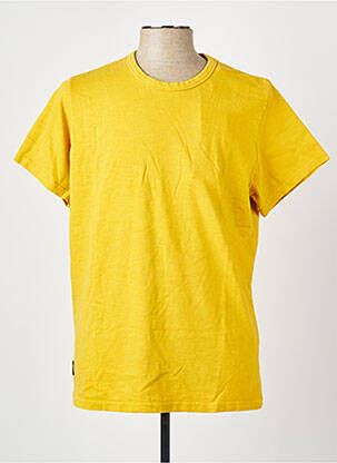 Tricou elasticitate mâneci scurte galben DAYTONA homme