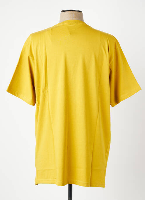 Tricou elasticitate mâneci scurte galben IRON AND RESIN homme