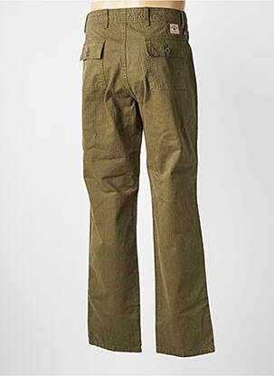 Pantalon drept mărime normală mărime normală verde IRON AND RESIN bărbat
