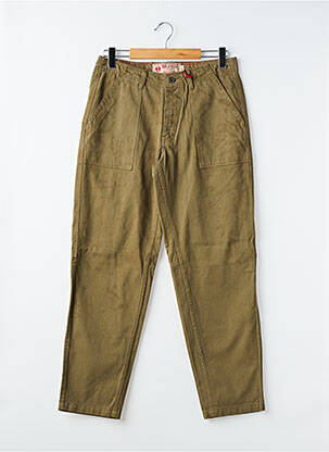 Pantalon drept mărime normală mărime normală verde IRON AND RESIN bărbat