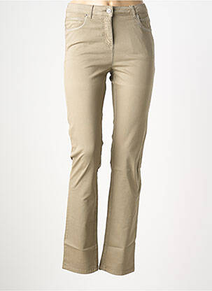 Pantalon slim elasticitate mărime normală verde DIANE LAURY femeie