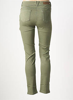 Pantalon slim elasticitate mărime normală verde JULIE GUERLANDE femeie