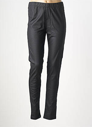 Pantalon slim talie elastică mărime normală negru SIGNATURE femeie