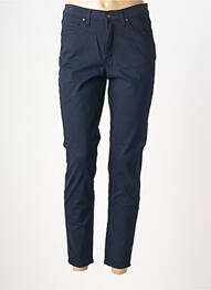 Pantalon slim elasticitate mărime normală albastru LCDN femme