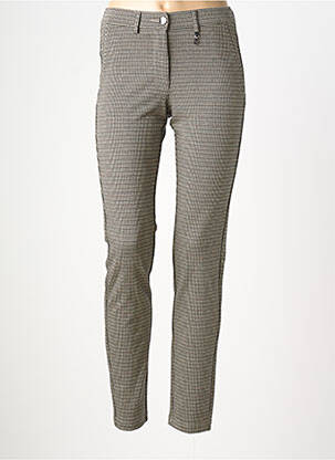 Pantalon slim elasticitate mărime normală maro LCDN femeie