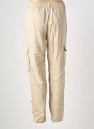 Pantalon 7/8 țesătură poplin mărime normală bej LOLA ESPELETA femeie