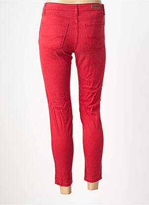 Pantalon 7/8 elasticitate mărime normală roșu LCDN femeie
