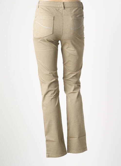 Pantalon slim elasticitate mărime normală verde DIANE LAURY femme