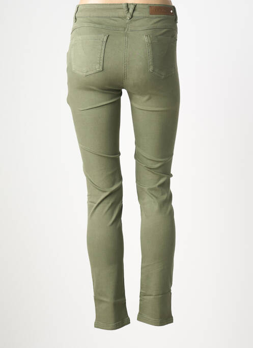 Pantalon slim elasticitate mărime normală verde JULIE GUERLANDE femme