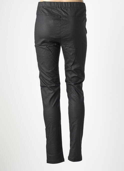Pantalon slim talie elastică mărime normală negru SIGNATURE femme