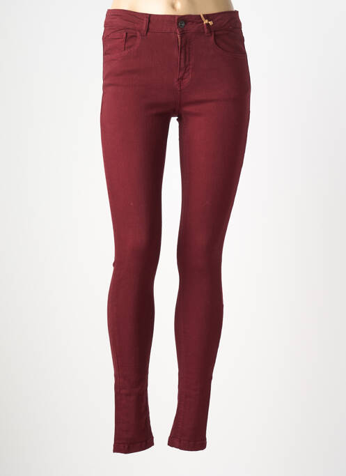 Pantalon slim elasticitate mărime normală roșu B.YOUNG femme
