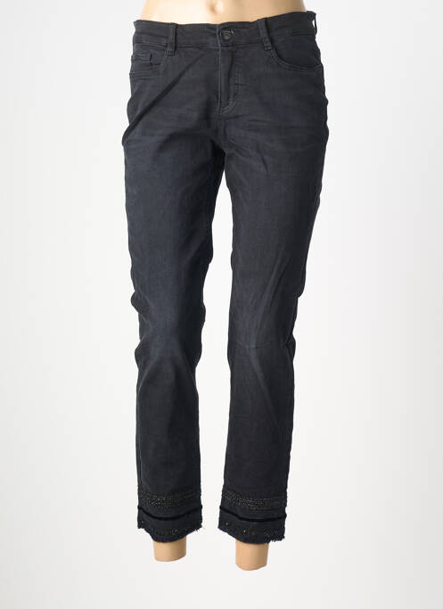 Pantalon 7/8 elasticitate mărime normală negru STARK femme