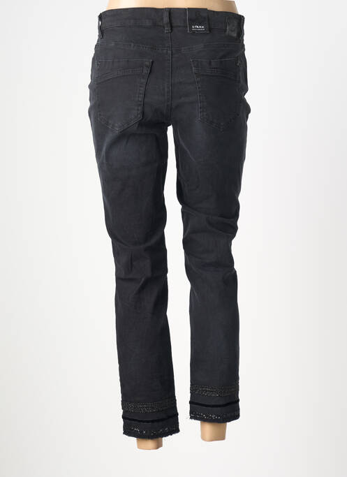 Pantalon 7/8 elasticitate mărime normală negru STARK femme