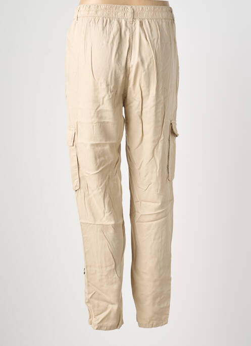 Pantalon 7/8 talie elastică mărime normală bej LOLA ESPELETA femme