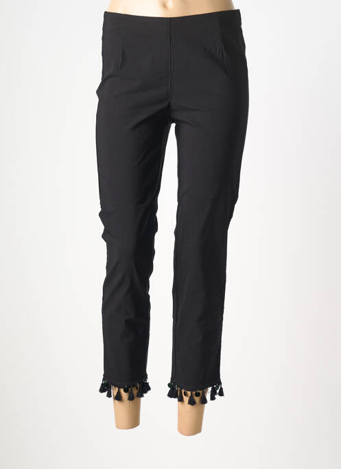 Pantalon 7/8 elasticitate mărime normală negru STARK femme
