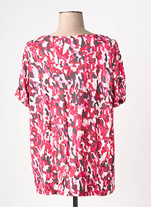Tricou elasticitate mâneci scurte roz JENSEN femeie