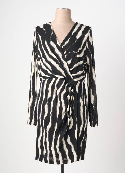 Rochie scurtă mâneci lungi mâneci lungi negru MORGAN femme