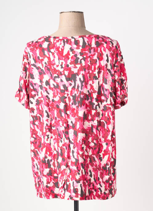 Tricou elasticitate mâneci scurte roz JENSEN femme