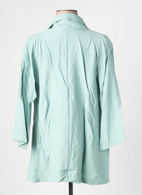 Sacou croială cambrată verde FRANCK ANNA femme