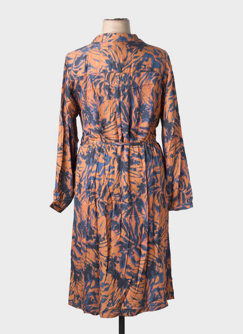 Rochie midi croială fluidă mâneci lungi albastru CISO femme