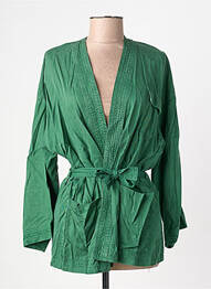 Jachete kimono guler în v verde LOLA ESPELETA femme