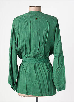 Jachete kimono guler în v verde LOLA ESPELETA femeie