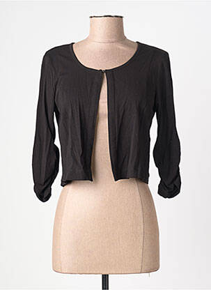 Jachete casual guler rotund negru DOLCEZZA femeie