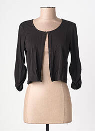 Jachete casual guler rotund negru DOLCEZZA femme