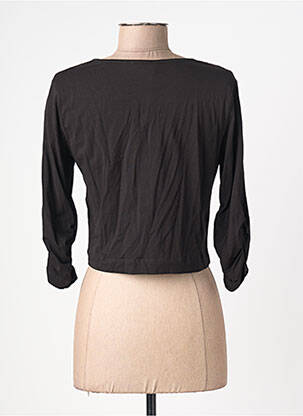 Jachete casual guler rotund negru DOLCEZZA femeie