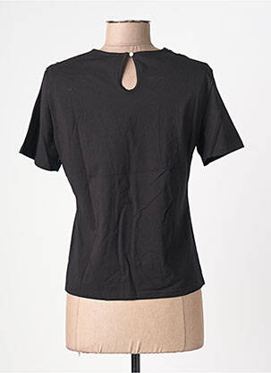 Top elasticitate mâneci scurte negru MORGAN femeie