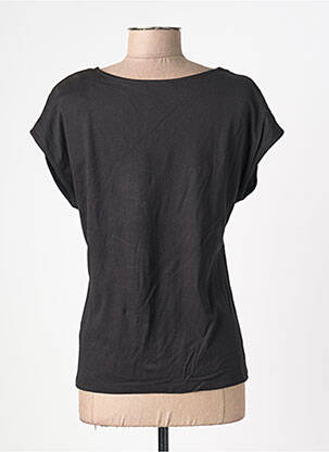Tricou guler în v mâneci scurte negru KATMAI femeie